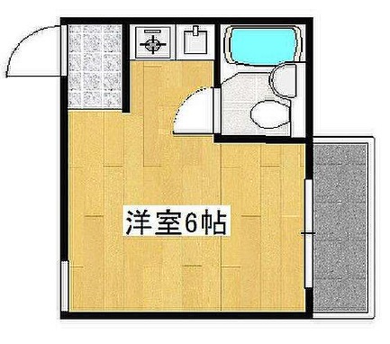 メゾン六甲 404|神戸市灘区篠原中町(阪急神戸線六甲駅)のマンション間取 メゾン六甲 404|神戸市灘区篠原中町(阪急神戸線六甲駅)のマンション間取