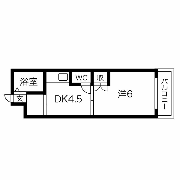 イナホハイツ 303|神戸市灘区城内通(阪急神戸線王子公園駅)のマンション間取 イナホハイツ 303|神戸市灘区城内通(阪急神戸線王子公園駅)のマンション間取