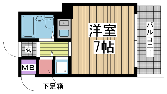 ライオンズマンション神戸元町第3 408|神戸市中央区下山手通(JR東海道本線(近畿)元町駅)のマンション間取 ライオンズマンション神戸元町第3 408|神戸市中央区下山手通(JR東海道本線(近畿)元町駅)のマンション間取