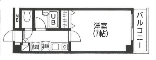 ヴィラ神戸 502|神戸市兵庫区西多聞通(JR東海道本線(近畿)神戸駅)のマンション間取 ヴィラ神戸 502|神戸市兵庫区西多聞通(JR東海道本線(近畿)神戸駅)のマンション間取
