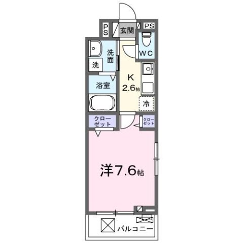 ボニータみのり 301|加古川市加古川町美乃利(JR加古川線加古川駅)のアパート間取 ボニータみのり 301|加古川市加古川町美乃利(JR加古川線加古川駅)のアパート間取