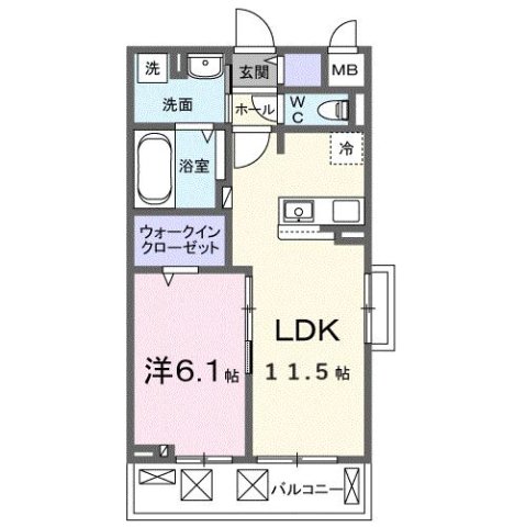 ヒカルサ東加古川 201|加古川市平岡町新在家(JR山陽本線東加古川駅)のアパート間取 ヒカルサ東加古川 201|加古川市平岡町新在家(JR山陽本線東加古川駅)のアパート間取