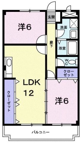 ウエストコートTANIGAMI 403|神戸市北区谷上西町(神戸地下鉄北神線谷上駅)のマンション間取 ウエストコートTANIGAMI 403|神戸市北区谷上西町(神戸地下鉄北神線谷上駅)のマンション間取