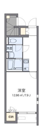 クレイノリラ 101|神戸市東灘区本山北町(阪急神戸線岡本駅)のアパート間取 クレイノリラ 101|神戸市東灘区本山北町(阪急神戸線岡本駅)のアパート間取