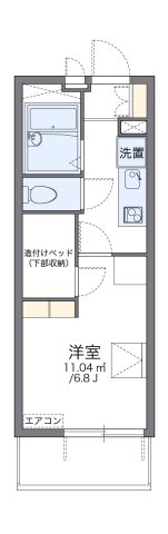 レオパレス兵庫駅前通 102|神戸市兵庫区駅前通(JR山陽本線兵庫駅)のマンション間取 レオパレス兵庫駅前通 102|神戸市兵庫区駅前通(JR山陽本線兵庫駅)のマンション間取