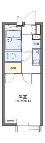 レオパレスルコントワール御影 101|神戸市東灘区御影本町(阪神本線御影駅)のマンション間取 レオパレスルコントワール御影 101|神戸市東灘区御影本町(阪神本線御影駅)のマンション間取