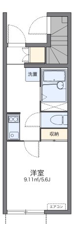 レオネクストハイツ五位ノ池Ⅱ 101|神戸市長田区五位ノ池町(神戸市営地下鉄線板宿駅)のアパート間取 レオネクストハイツ五位ノ池Ⅱ 101|神戸市長田区五位ノ池町(神戸市営地下鉄線板宿駅)のアパート間取