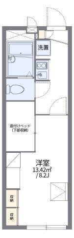 レオパレスMaeda2 103|神戸市北区有野中町(神戸電鉄三田線田尾寺駅)のアパート間取 レオパレスMaeda2 103|神戸市北区有野中町(神戸電鉄三田線田尾寺駅)のアパート間取