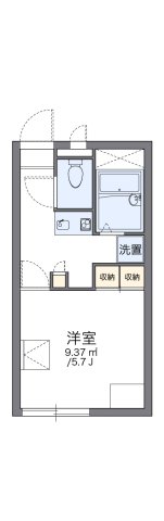 レオパレスObuRyusei 205|神戸市北区山田町小部(神戸電鉄有馬線鈴蘭台駅)のアパート間取 レオパレスObuRyusei 205|神戸市北区山田町小部(神戸電鉄有馬線鈴蘭台駅)のアパート間取