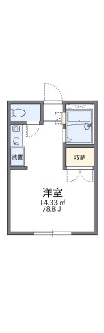 レオパレスKAMITANIGAMI 102|神戸市北区山田町上谷上(神戸地下鉄北神線谷上駅)のアパート間取 レオパレスKAMITANIGAMI 102|神戸市北区山田町上谷上(神戸地下鉄北神線谷上駅)のアパート間取