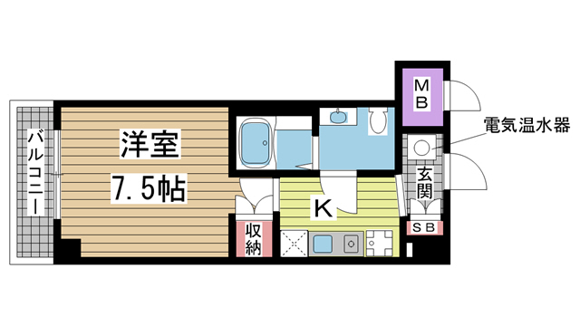 神戸市垂水区海岸通の賃貸物件間取画像