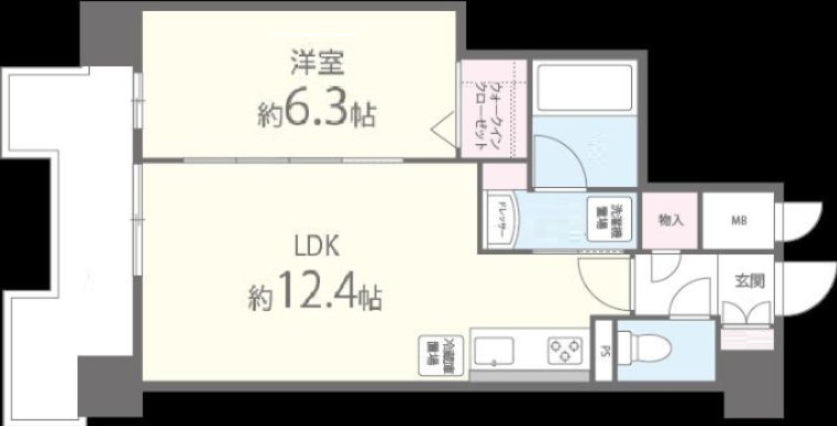 エル・イソベ三宮 510|神戸市中央区磯辺通(JR東海道本線(近畿)三ノ宮駅)のマンション間取 エル・イソベ三宮 510|神戸市中央区磯辺通(JR東海道本線(近畿)三ノ宮駅)のマンション間取