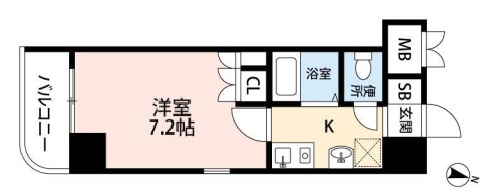 エスポワール三宮パートⅡ 602|神戸市中央区雲井通(JR東海道本線(近畿)三ノ宮駅)のマンション間取 エスポワール三宮パートⅡ 602|神戸市中央区雲井通(JR東海道本線(近畿)三ノ宮駅)のマンション間取