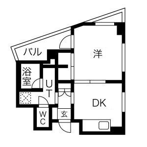 すずかけ2号館 402|神戸市長田区東尻池町(神戸市営地下鉄海岸線苅藻駅)のアパート間取 すずかけ2号館 402|神戸市長田区東尻池町(神戸市営地下鉄海岸線苅藻駅)のアパート間取