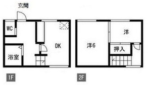 神戸市中央区二宮町の賃貸物件間取画像