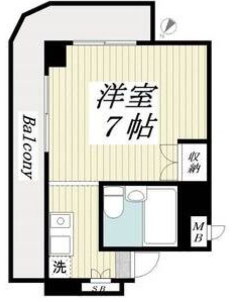 メゾン・ド・御影パートⅡ 201|神戸市東灘区御影石町(阪神本線石屋川駅)のマンション間取 メゾン・ド・御影パートⅡ 201|神戸市東灘区御影石町(阪神本線石屋川駅)のマンション間取