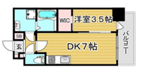 SDグランツ三宮イーストフロント 201|神戸市中央区琴ノ緒町(JR東海道本線(近畿)三ノ宮駅)のマンション間取 SDグランツ三宮イーストフロント 201|神戸市中央区琴ノ緒町(JR東海道本線(近畿)三ノ宮駅)のマンション間取