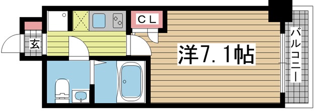 SERENiTE三宮 608|神戸市中央区御幸通(阪神本線神戸三宮駅)のマンション間取 SERENiTE三宮 608|神戸市中央区御幸通(阪神本線神戸三宮駅)のマンション間取