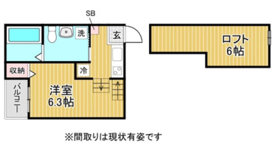 パロアルト3 102|神戸市長田区海運町(JR山陽本線鷹取駅)のアパート間取 パロアルト3 102|神戸市長田区海運町(JR山陽本線鷹取駅)のアパート間取