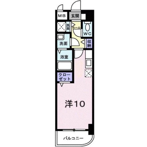 ヴァレ谷上 301|神戸市北区谷上東町(神戸電鉄有馬線谷上駅)のマンション間取 ヴァレ谷上 301|神戸市北区谷上東町(神戸電鉄有馬線谷上駅)のマンション間取