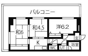 ヴィラコート三宮 501|神戸市中央区東雲通(JR東海道本線(近畿)三ノ宮駅)のマンション間取 ヴィラコート三宮 501|神戸市中央区東雲通(JR東海道本線(近畿)三ノ宮駅)のマンション間取