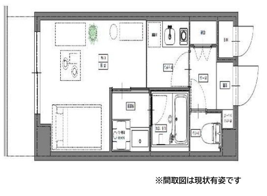 ARCO PLACE 203|神戸市中央区二宮町(JR東海道本線(近畿)三ノ宮駅)のマンション間取 ARCO PLACE 203|神戸市中央区二宮町(JR東海道本線(近畿)三ノ宮駅)のマンション間取
