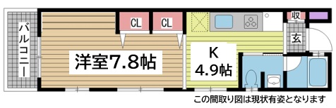 ワコーレヴィータ月見山 301|神戸市須磨区月見山町(山陽電鉄線月見山駅)のマンション間取 ワコーレヴィータ月見山 301|神戸市須磨区月見山町(山陽電鉄線月見山駅)のマンション間取