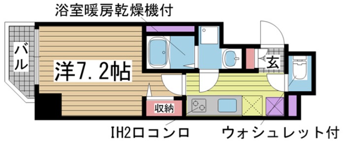 アドバンス三宮ステージア 302|神戸市中央区東雲通(阪急神戸線春日野道駅)のマンション間取 アドバンス三宮ステージア 302|神戸市中央区東雲通(阪急神戸線春日野道駅)のマンション間取