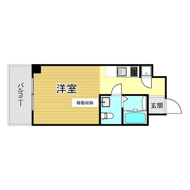 REVE 903|神戸市兵庫区入江通(JR山陽本線兵庫駅)のマンション間取 REVE 903|神戸市兵庫区入江通(JR山陽本線兵庫駅)のマンション間取