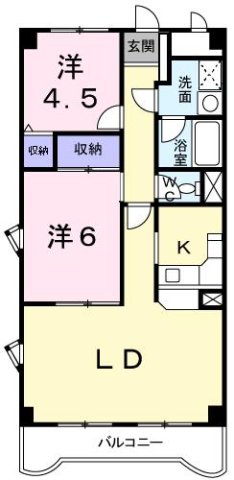神戸市西区玉津町出合の賃貸物件間取画像