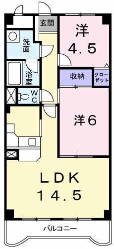 神戸市西区玉津町出合の賃貸物件間取画像