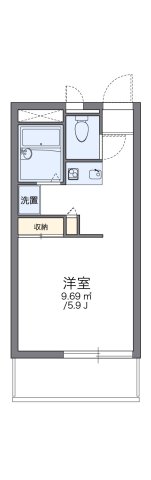 神戸市兵庫区熊野町の賃貸物件間取画像