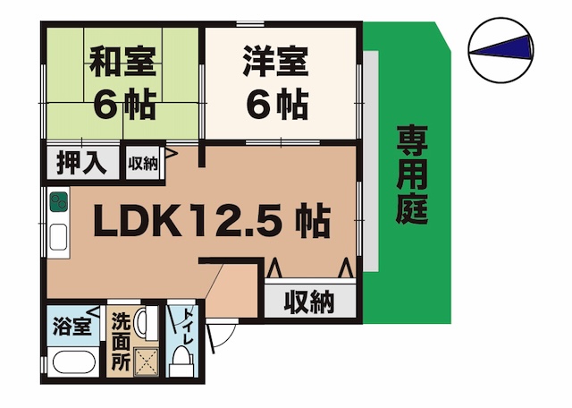 神戸市西区玉津町出合の賃貸物件間取画像