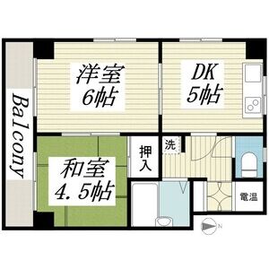 神戸市中央区元町通の賃貸物件間取画像
