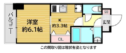 セオリー神戸アクアグルーブ 402|神戸市兵庫区浜崎通(JR山陽本線兵庫駅)のマンション間取 セオリー神戸アクアグルーブ 402|神戸市兵庫区浜崎通(JR山陽本線兵庫駅)のマンション間取