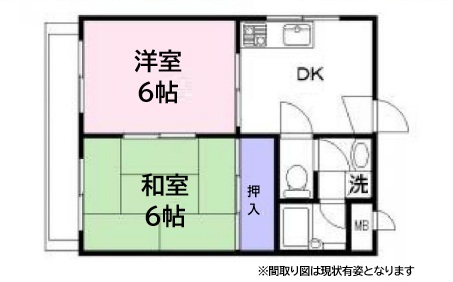 神戸市灘区城内通の賃貸物件間取画像