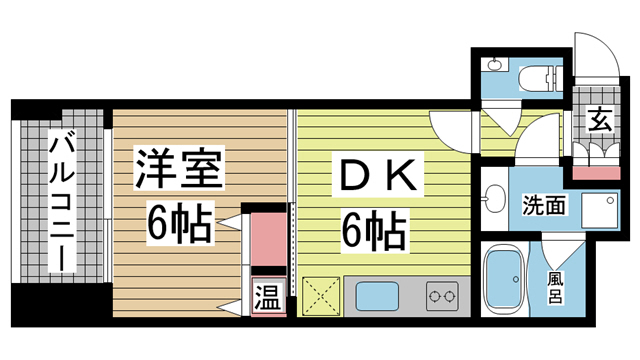 ワコーレディ・アルクス元町 205|神戸市中央区栄町通(神戸市営地下鉄海岸線みなと元町駅)のマンション間取 ワコーレディ・アルクス元町 205|神戸市中央区栄町通(神戸市営地下鉄海岸線みなと元町駅)のマンション間取