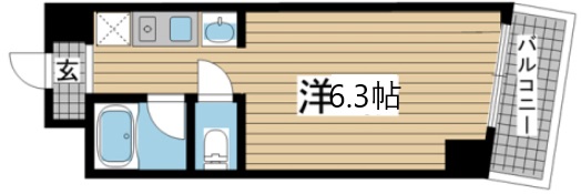 ノベラ海岸通 408|神戸市中央区海岸通(JR東海道本線(近畿)元町駅)のマンション間取 ノベラ海岸通 408|神戸市中央区海岸通(JR東海道本線(近畿)元町駅)のマンション間取