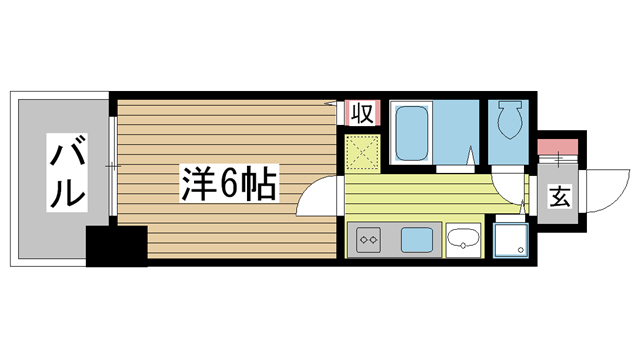プレサンス三ノ宮駅前プライムタイム 605|神戸市中央区琴ノ緒町(JR東海道本線(近畿)三ノ宮駅)のマンション間取 プレサンス三ノ宮駅前プライムタイム 605|神戸市中央区琴ノ緒町(JR東海道本線(近畿)三ノ宮駅)のマンション間取