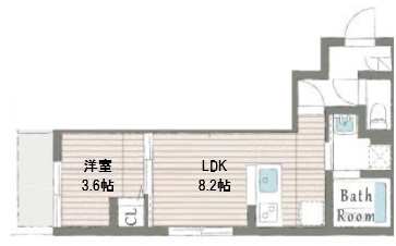 ALEGRIA芦屋西 203|神戸市東灘区深江南町(阪神本線深江駅)のアパート間取 ALEGRIA芦屋西 203|神戸市東灘区深江南町(阪神本線深江駅)のアパート間取
