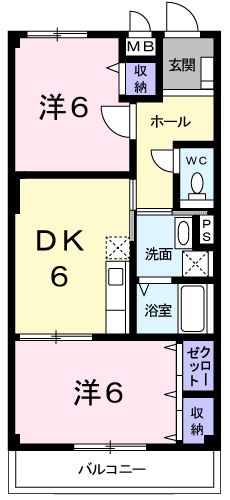 バージンブリッジ 302|神戸市西区北別府(神戸市営地下鉄線伊川谷駅)のマンション間取 バージンブリッジ 302|神戸市西区北別府(神戸市営地下鉄線伊川谷駅)のマンション間取