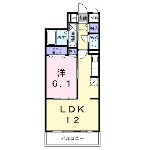 ローレルコート藤江駅前 304|明石市藤江(山陽電鉄線藤江駅)のアパート間取 ローレルコート藤江駅前 304|明石市藤江(山陽電鉄線藤江駅)のアパート間取