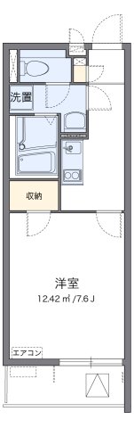 クレイノ長田天神 303|神戸市長田区長田天神町(神戸電鉄有馬線長田駅)のマンション間取 クレイノ長田天神 303|神戸市長田区長田天神町(神戸電鉄有馬線長田駅)のマンション間取