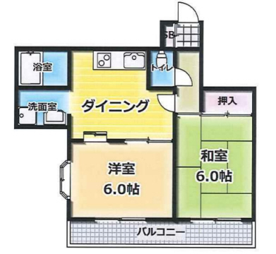神戸市中央区下山手通の賃貸物件間取画像
