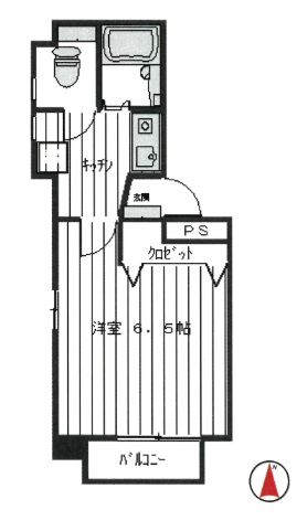 CASA TM 402|神戸市中央区花隈町(神戸高速線花隈駅)のマンション間取 CASA TM 402|神戸市中央区花隈町(神戸高速線花隈駅)のマンション間取