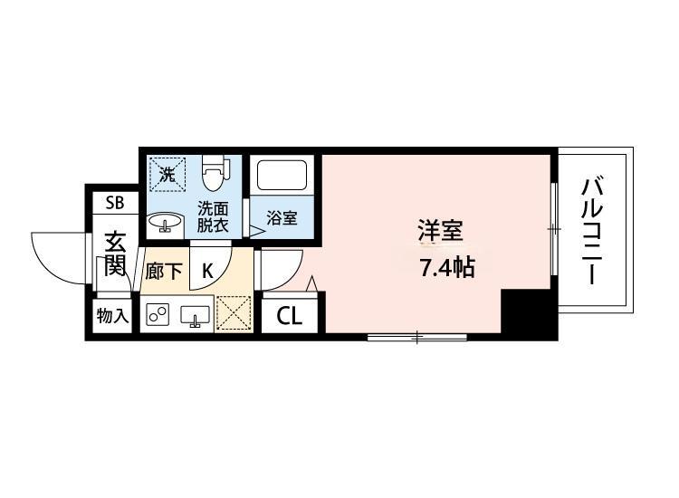 シャルマンパレ神戸花隈 205|神戸市中央区花隈町(JR東海道本線(近畿)元町駅)のマンション間取 シャルマンパレ神戸花隈 205|神戸市中央区花隈町(JR東海道本線(近畿)元町駅)のマンション間取