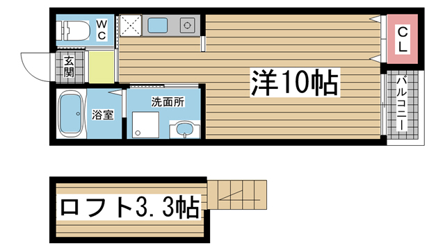 グランシャリオ山本通2 203|神戸市中央区山本通(JR東海道本線(近畿)元町駅)のアパート間取 グランシャリオ山本通2 203|神戸市中央区山本通(JR東海道本線(近畿)元町駅)のアパート間取