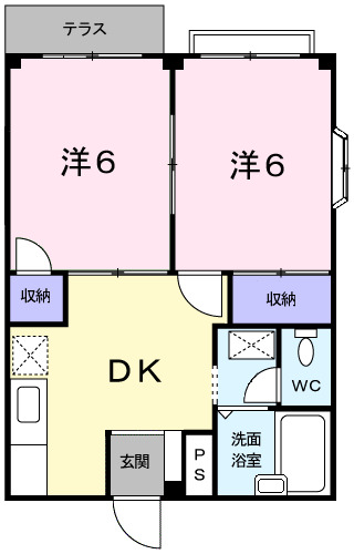 エスポワール今寺 104|神戸市西区今寺(神戸市営地下鉄線伊川谷駅)のアパート間取 エスポワール今寺 104|神戸市西区今寺(神戸市営地下鉄線伊川谷駅)のアパート間取