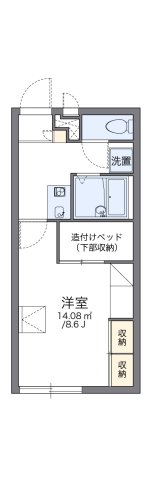 神戸市北区道場町日下部の賃貸物件間取画像