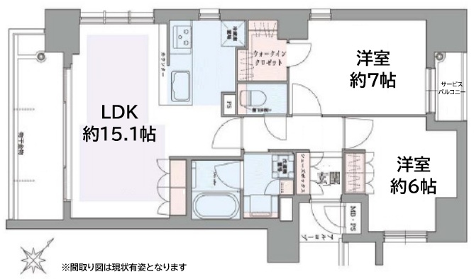 ワコーレ神戸みなと元町 501|神戸市中央区栄町通(神戸市営地下鉄海岸線みなと元町駅)のマンション間取 ワコーレ神戸みなと元町 501|神戸市中央区栄町通(神戸市営地下鉄海岸線みなと元町駅)のマンション間取